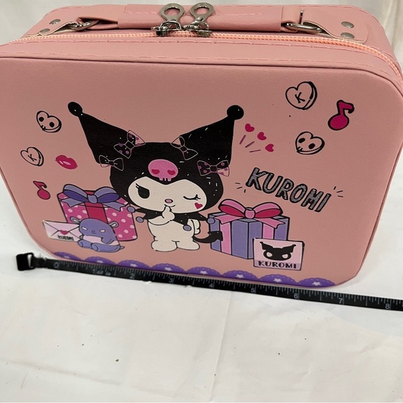 Sanrio Kuromi Charming Purple Cosmetic  Organizer Travel Chest and accessories - Picture 6 of 7